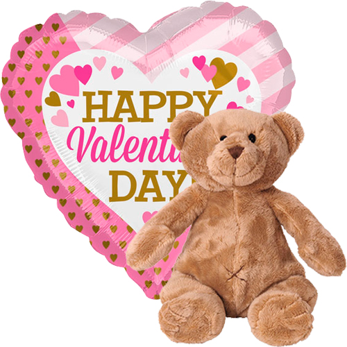 Knuffelbeer Boris 30Cm Valentijn Ballon huismerk kopen in de aanbieding