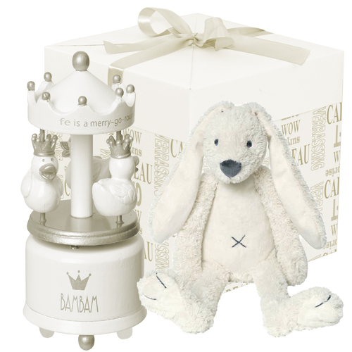 Geboorte Cadeau Met Muziekcarrousel En Richie huismerk kopen in de aanbieding